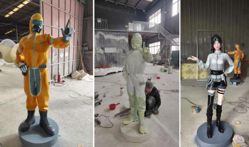 Case of FRP sculpture 玻璃钢雕塑案例